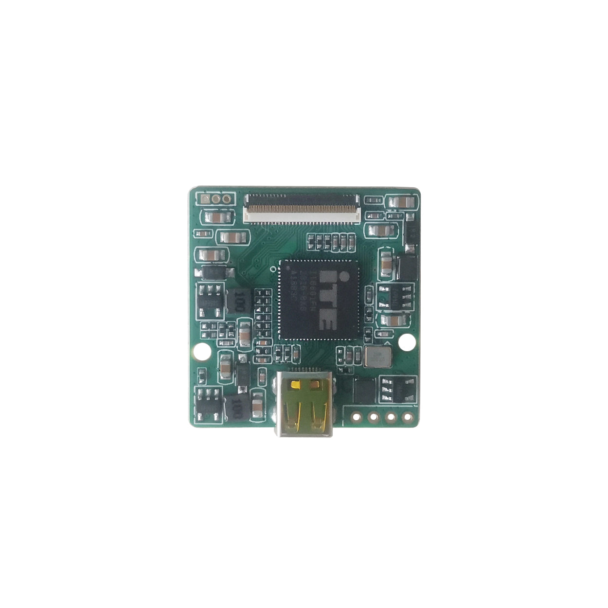 0.39 inch micro OLED display module back view angle