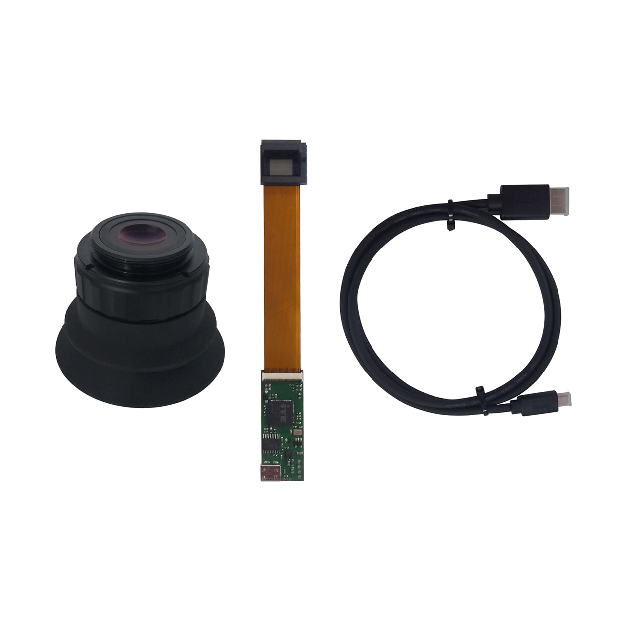 0.4 inch FLCOS micro display kit with optical lens, FPC module and HDMI cable for night vision