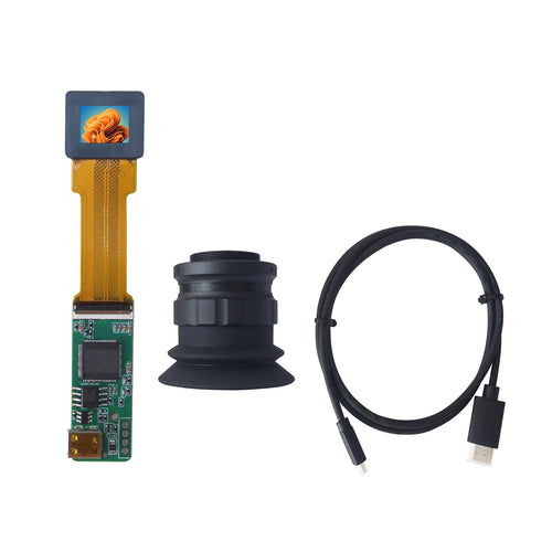 0.5 inch OLED microdisplay HGECX337RF with optics prism for AR headset