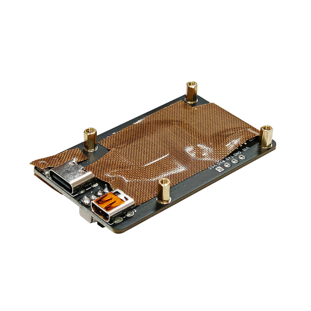 0.6 inch AMOLED micro display HDMI integrated kit bottom view showing HDMI and power ports