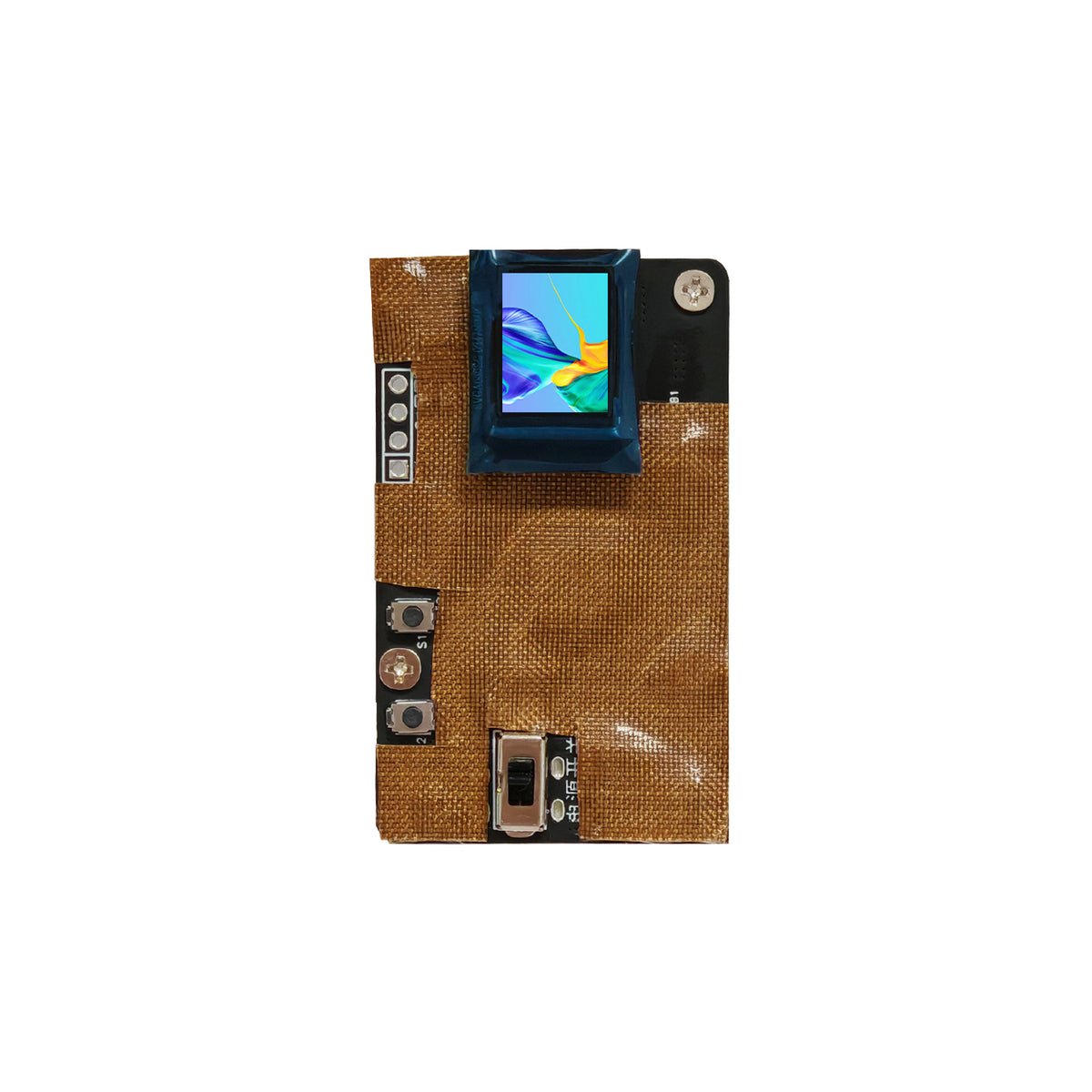 0.6 inch 800x600 AMOLED micro display HDMI integrated kit powered on and displaying image