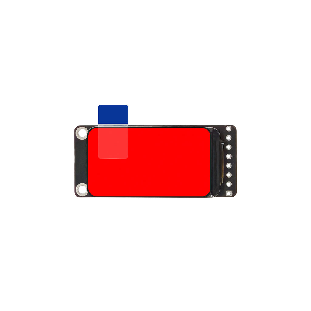 1.47 Inch TFT LCD Display Module 172x320 Showing Red Full Screen Test
