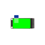 1.47 Inch TFT LCD Display Module 172x320 Showing Green Full Screen Test