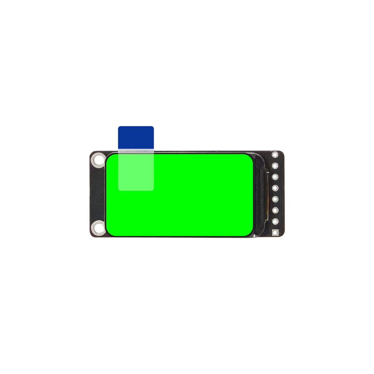 1.47 Inch TFT LCD Display Module 172x320 Showing Green Full Screen Test