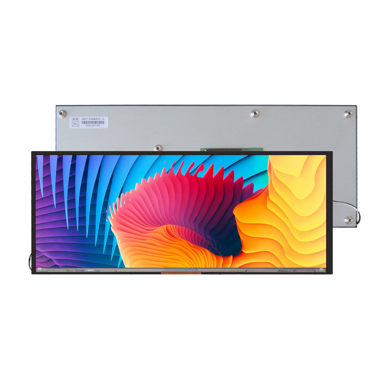 12.3 inch bar TFT LCD display module front view