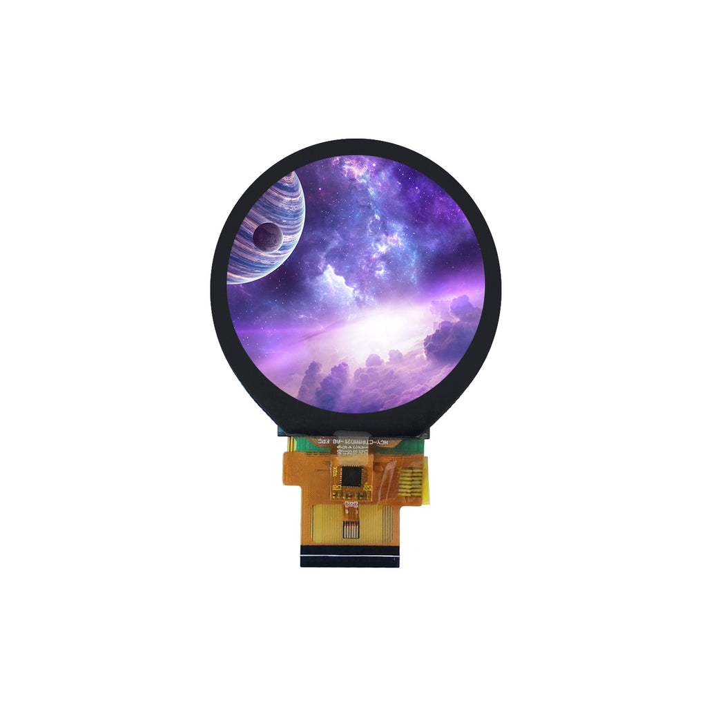 2.1 inch 480x480 round TFT LCD display module front view