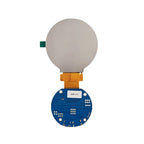 2.8 inch 480x480 round TFT display module assembled with its HDMI driver board