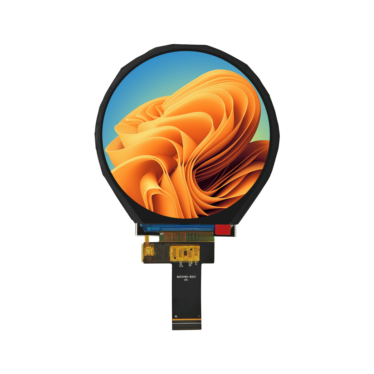 3.4 Inch Circular TFT Display Round Screen 800×800 MIPI And HDMI Board