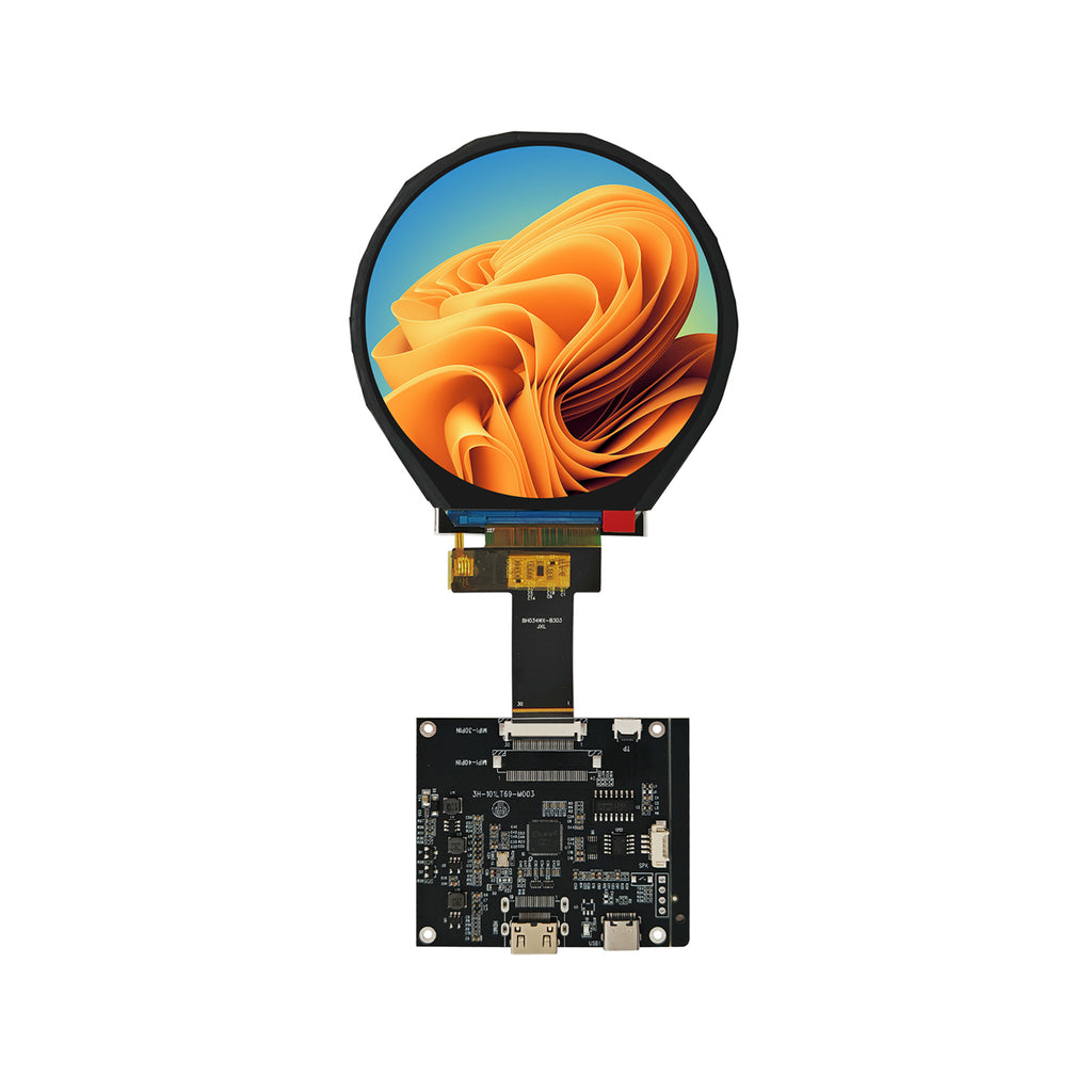 3.4 Inch Circular TFT Display Round Screen 800×800 MIPI And HDMI Board