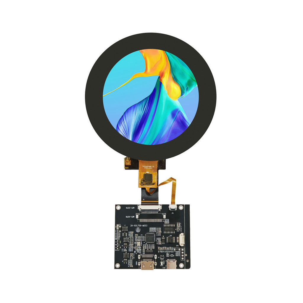 3.4 Inch 800×800 Round TFT LCD Display Touch Panel Screen Module MIPI