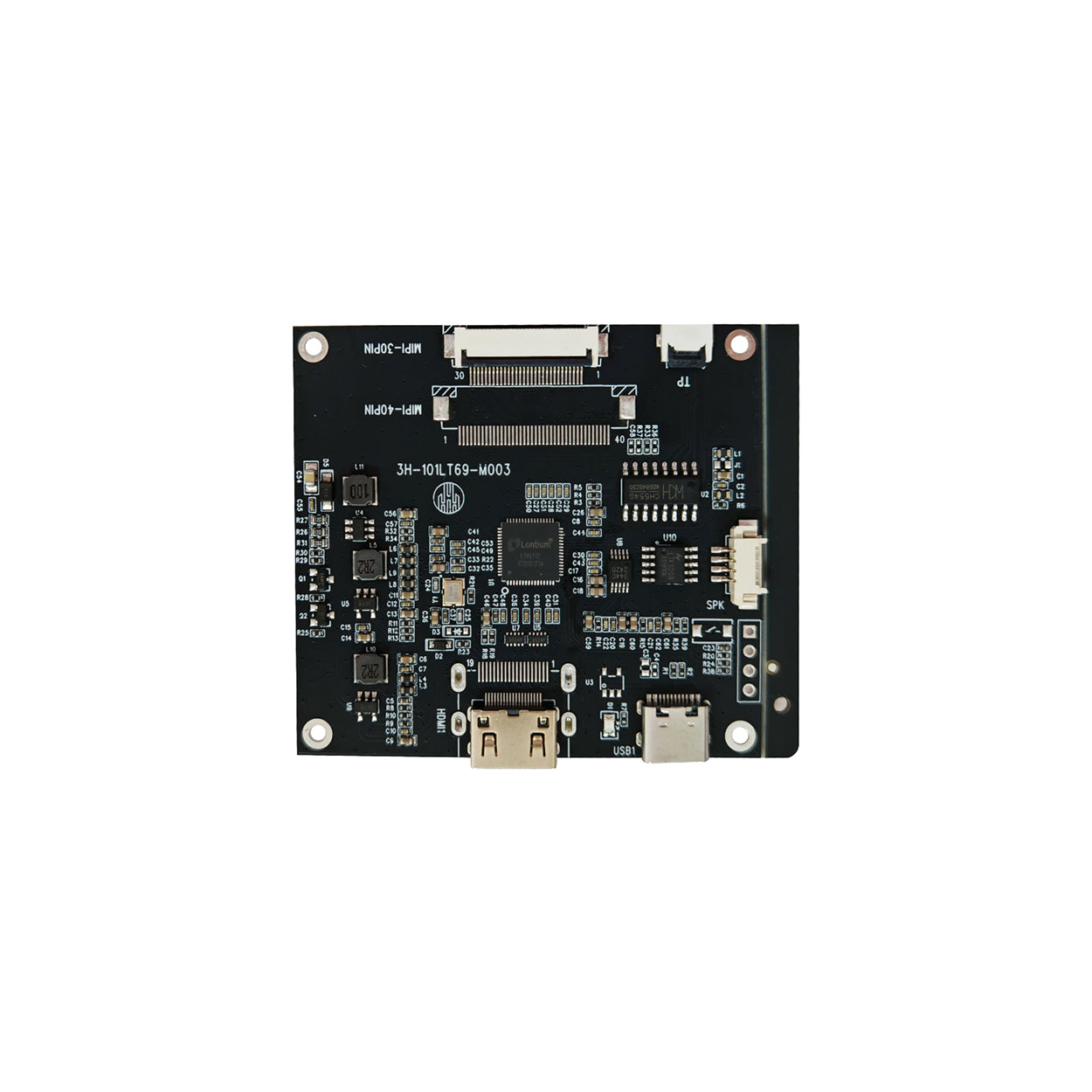 3.4 Inch 800×800 Round TFT LCD Display Touch Panel Screen Module MIPI