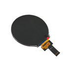 4-inch round TFT LCD display front view with flexible connector