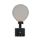 4-inch round TFT LCD display with attached control board, rear view