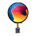 Pantalla LCD TFT Redonda de 7 Pulgadas 1080×1080 900 nits MIPI con Placa Controladora HDMI